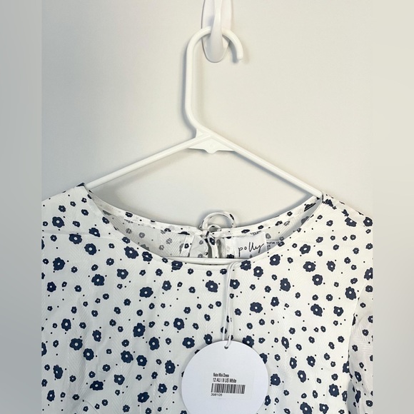 NWT Blue Floral Princess Polly Mini Dress - Picture 2 of 3